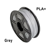 PLA+ 1.75mm Filament 1kg/2.2lbs Grey