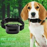 Anti Bark Dog Training Collar Sound Vibrate Automatic Stop Barking